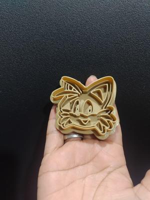 Set of 5 Sonic and Friends cookie cutters (cutter + stamp)