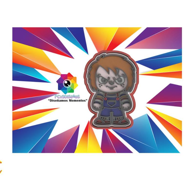 HalloWeen Chucky CALLET CUTTER SET v2025