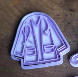 Lab Coat Cookie Cutter STL - Biscuit Cutter for 3D Printing