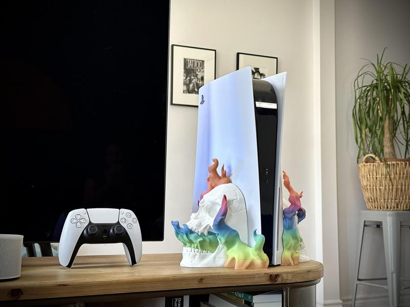 Skull Stand Playstation 5 DISC edition