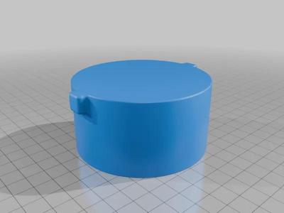 Shampoo bar travel case for circular shampoo/soap bar   