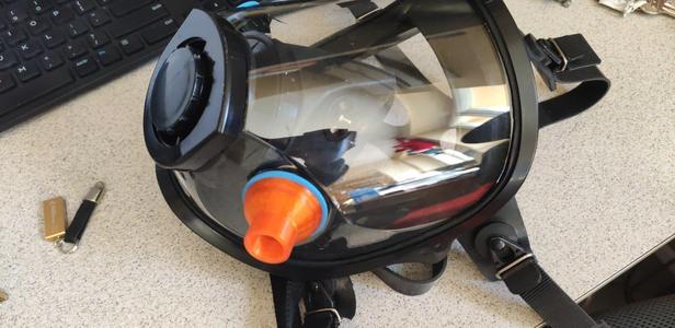 SECURA MASK connector to a DAR filter (incl. endcap)