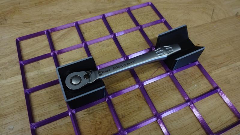 WERA Zyklop Meta ratchet 1/4 gridfinity holder