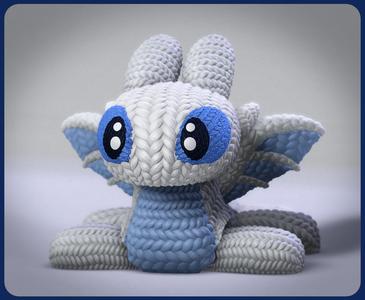 Flexi Crochet LightFury