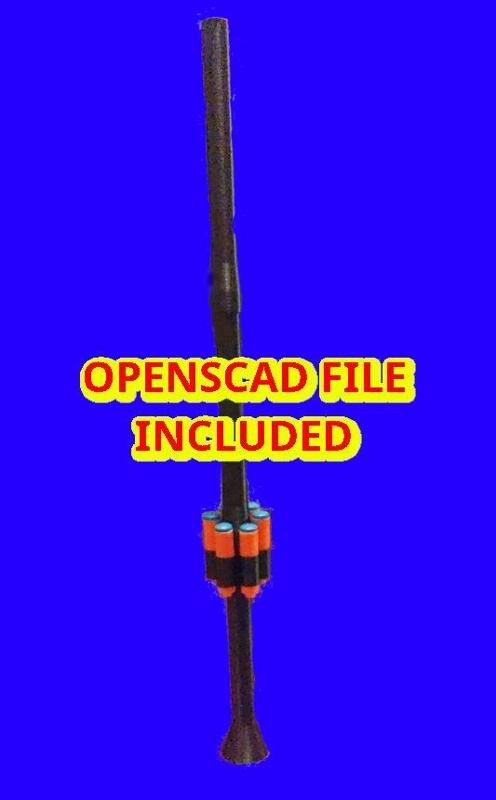 Parametric Modular Nerf Blow Gun Toy