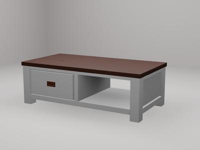 Miniature Coffee Table for dollhouse / diorama
