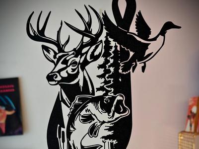 Hunting wall art decor