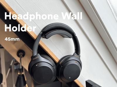 Minimalistic Headphone Wall Holder