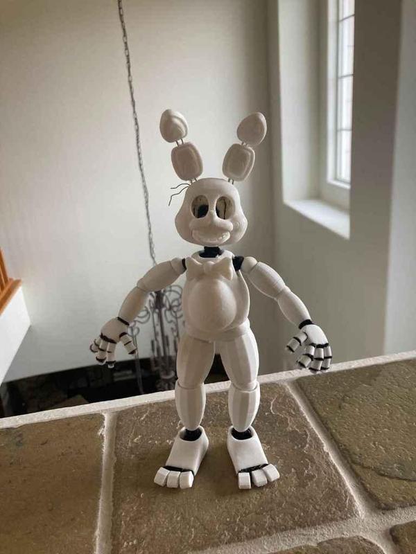 Fully Poseable Toy Bonnie / Shadow Bonnie / White Rabbit