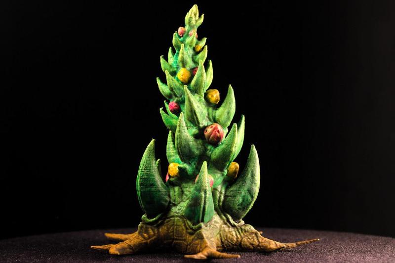 Tabletop plant: "Orkish Xmas-Tree" (Alien Vegetation 29)