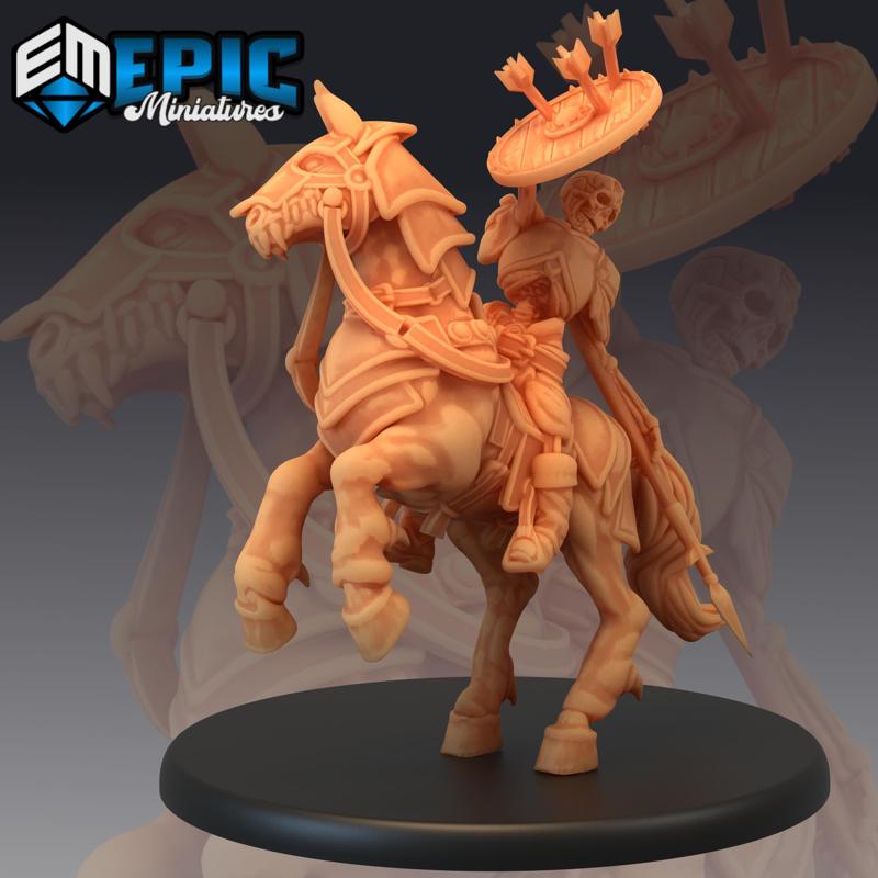 Skeleton Army - Undead Cavalry / Spear & Shield Warrior / Soldier