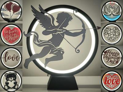 Valentine's Day panels for Ring Lamp