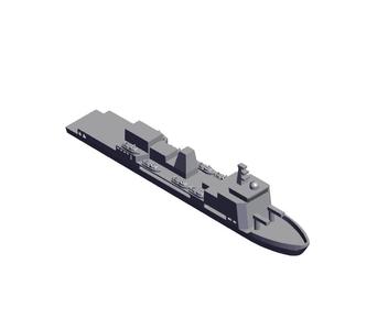 1/700 Scale Hydrographic ship INS Sandhayak.stl