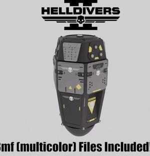Helldivers 2 Hellpod / 3mf 3d print Military Fun Prop Replica Cosplay Decorative