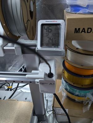 Bambu A1 shelf mount remix