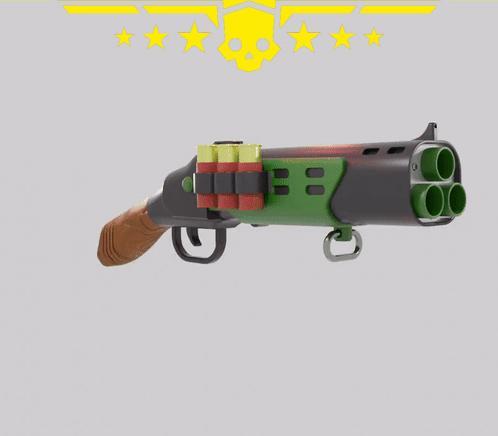 Helldivers 2 SG-22 Bush Whacker Shotgun Pistol / Weapon Prop Toy Military 3mf