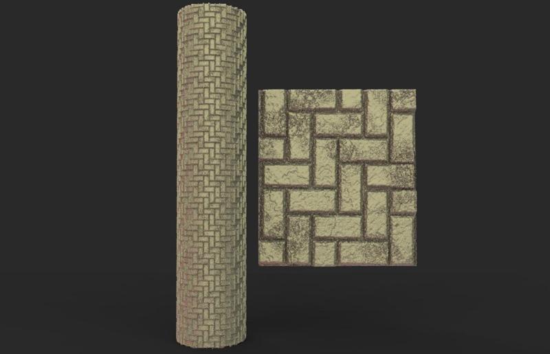 Texture rolling pin No35