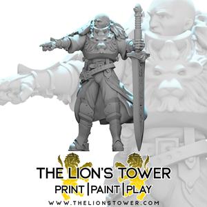 Kingsguard Commander (32mm Scale Miniature)