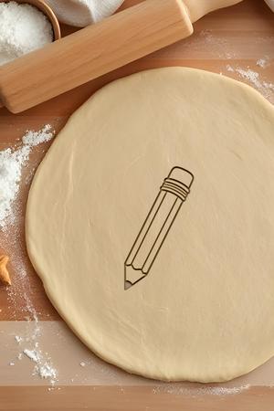 Pencil Cookie Cutter, Biscuit Cutter