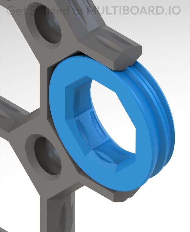 Mid Hole - Flush Large Thread