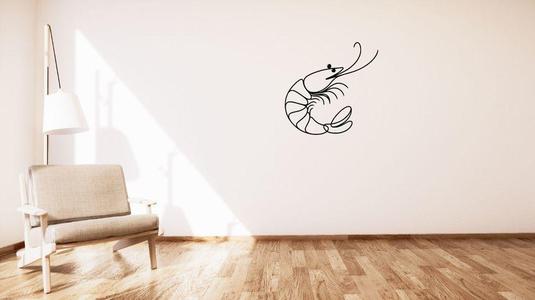 Shrimp wall or table decoration