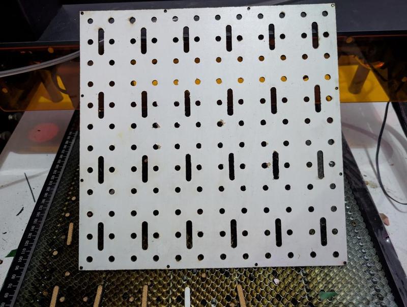 12" x 12" PegBoard with 144 Holes + 24 Slots