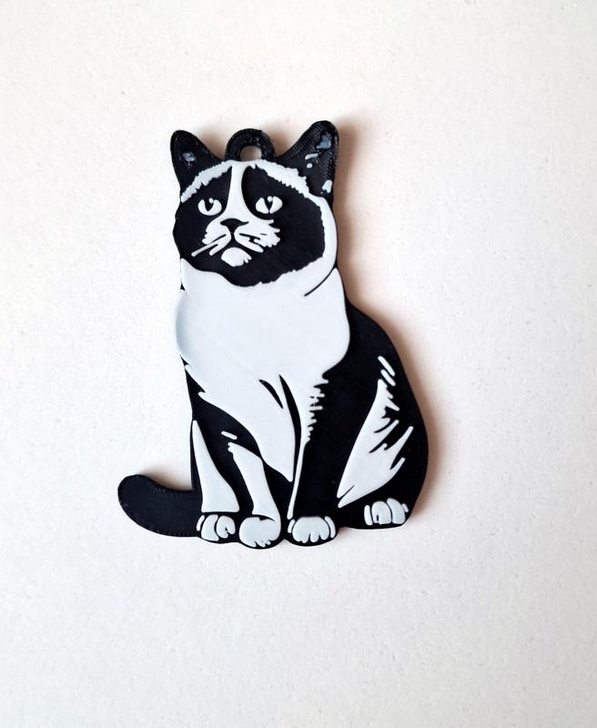 Snowshoe keychain+magnet