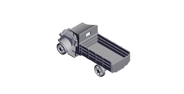 1/87 Scale Packard 1_5 ton GS 1917.stl