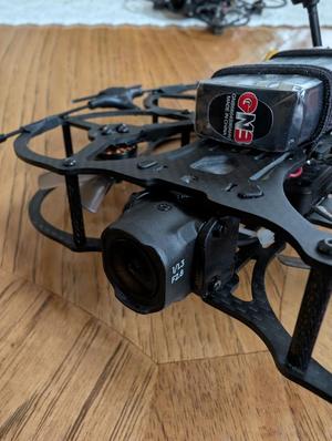 DJI O4 Pro cam mount for QAV 2.5" cinewhoop