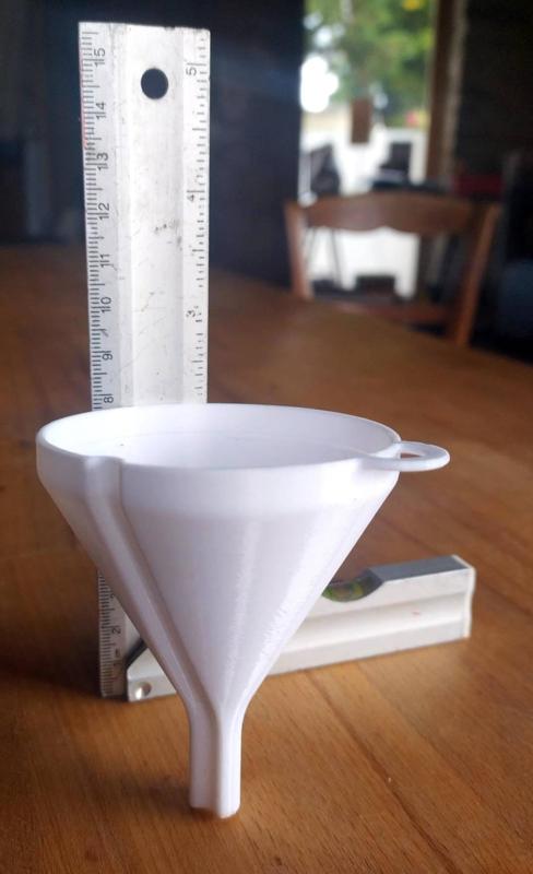 Funnel for Vittel bottle