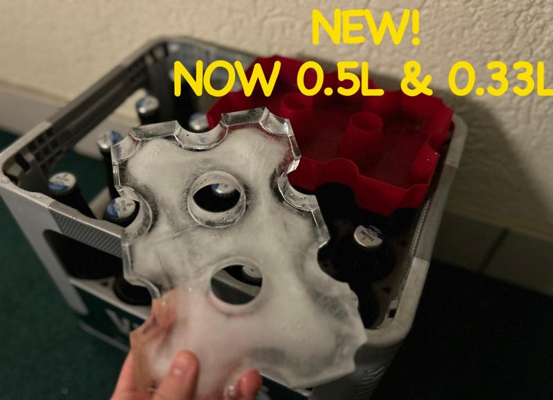 Beer & Lemonade Ice Tray Cooler 0.5l and 0.33l