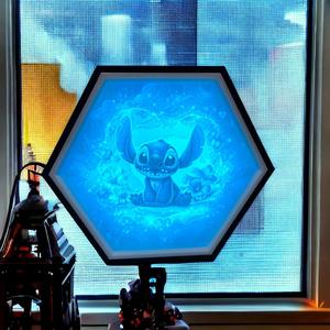 Stitch LED HEXAGON Lamp