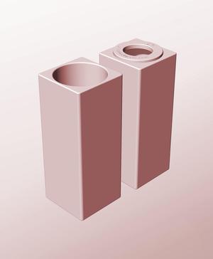 CS68-190-P Stacking pierced component box bin for makers