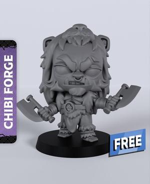 Male Half-Orc Barbarian - With Free Dragon  - 5e DnD Inspired for RPG and Wargamers