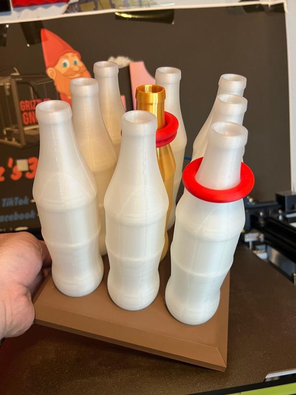 Ring the bottle! Ring toss carnival game! 