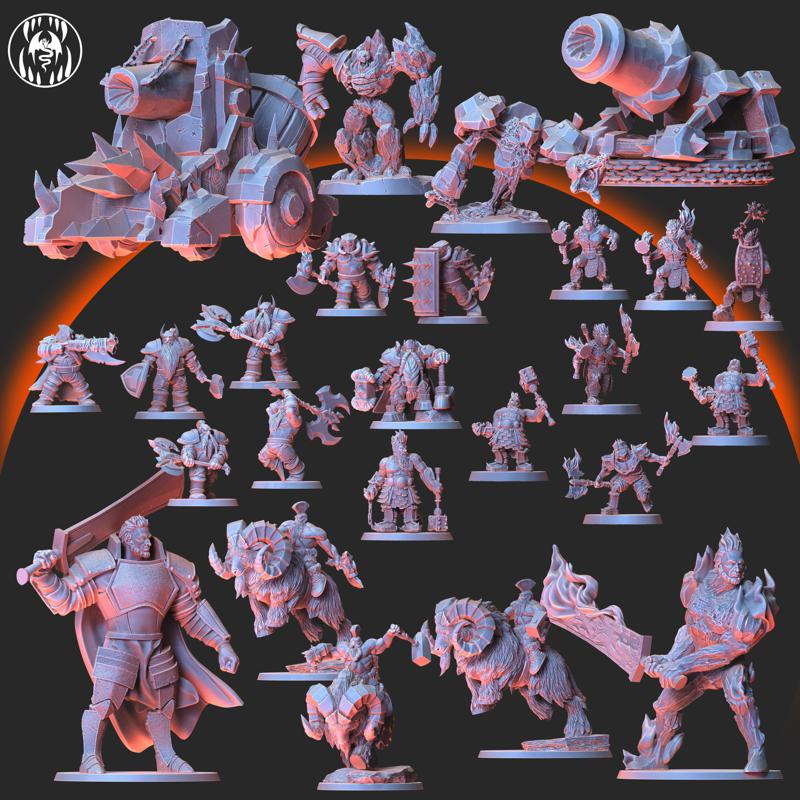 Dwarves Steelbeard Clan, OPR Compatible armie of Dwarfs