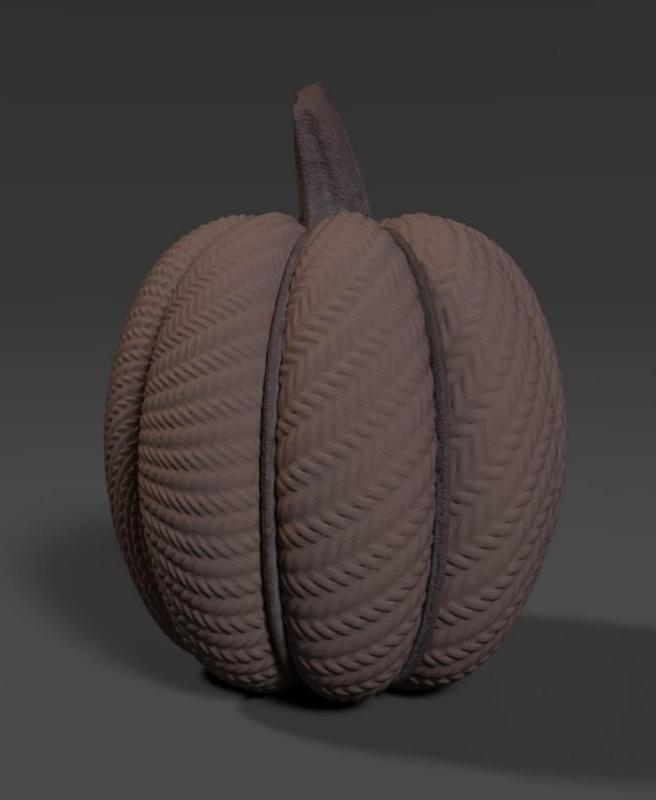 Knitted Pumpkin Tall (+Hollow Lid Version)