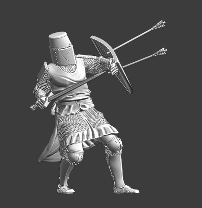 Medieval Danish Knight - Arrow storm