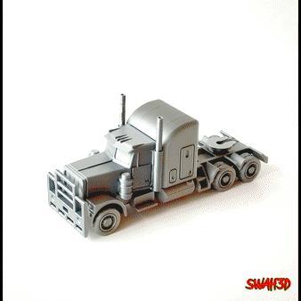 TRUCK PETERBILT SEMI-TRAILER TRACTOR