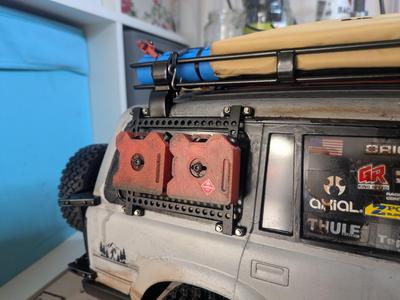 RCRUN Toyota LC80 -  Rear Side Window Equipment Rack / RotopaX