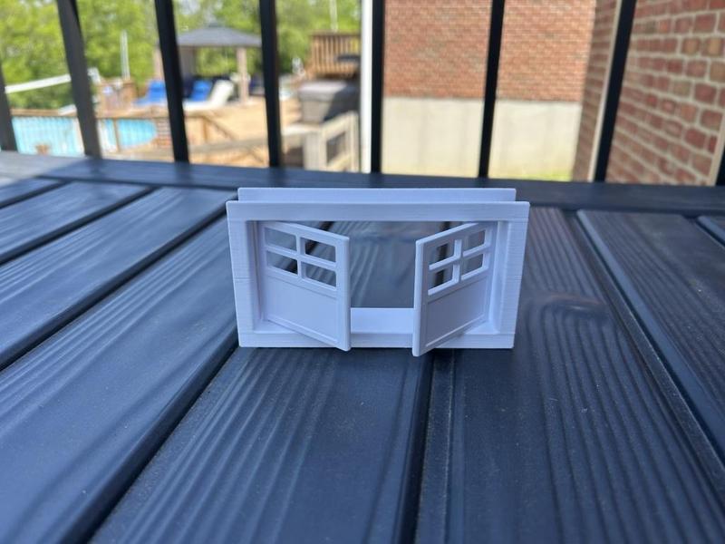 Lincoln Log Barn Door