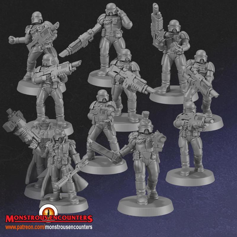 Imperial Arbiters w/ Lasrifles