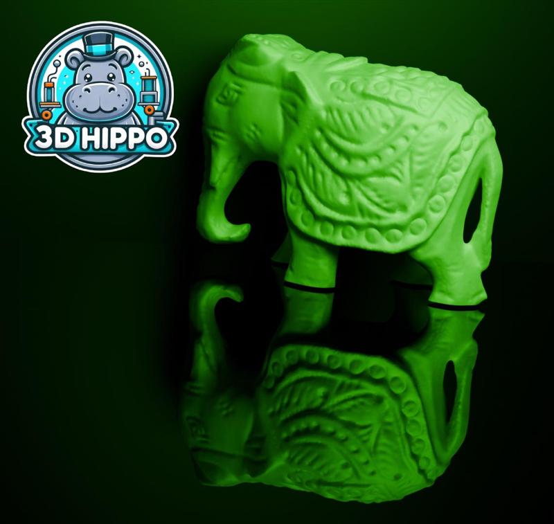 Wooden carved Elephant #1