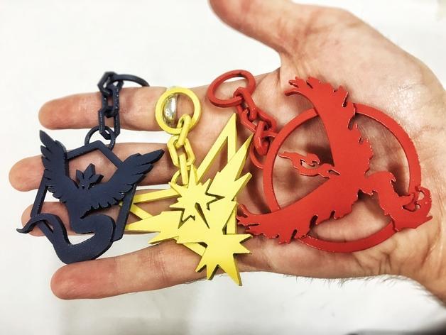 Pokemon Go Keyrings