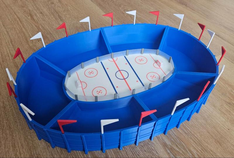 Ice Hockey inlay for Snack Stadium