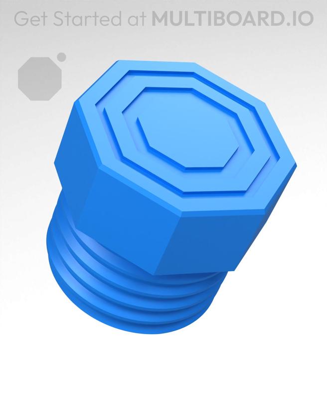 13 mm Big Thread, Plain Head, Bolt