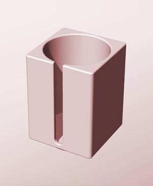 CS68-100-S Stackable slotted bin box module for creative decor