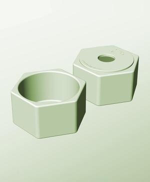 CH128-80-P Stacking pierced module bin for modern home decor