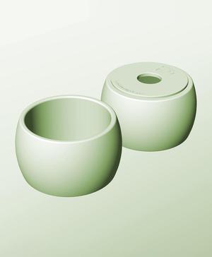 CR128-95-P Modular Stacking pierced container for home decor