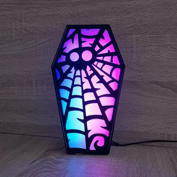 HALLOWEEN COFFIN LED LAMP